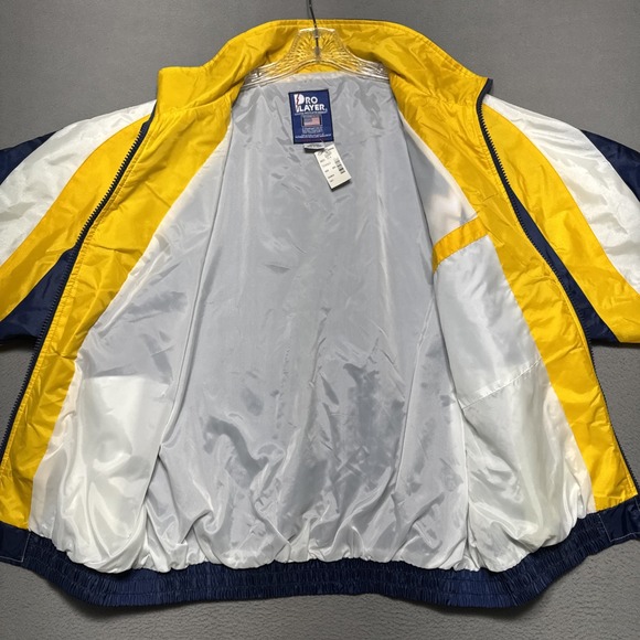 Vintage Pro Player WVU Mountaineers‎ Jacket Large Windbreaker Outdoors Football - Picture 6 of 12